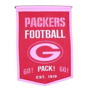 Green Bay Packers Football For Her Banner